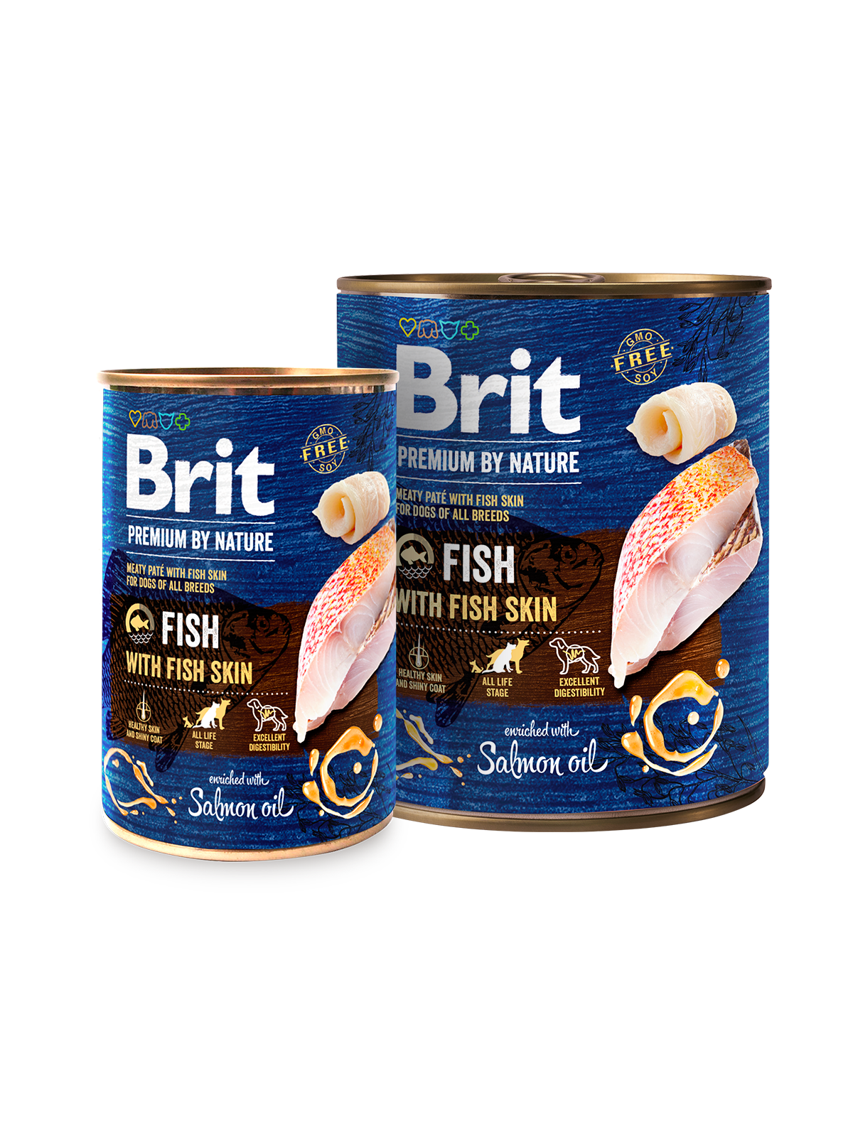 Brit Premium by Nature Kala-kalannahka koirille 6 x 800 g
