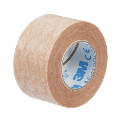 Micropore ruskea rulla 2,5 cm x 9,1 m 1 kpl