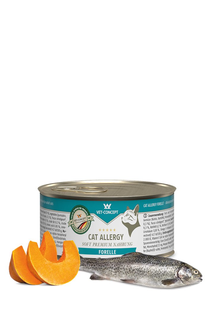 Vet Concept Kissamenu Allergy Forelle Taimen 6 x 200 g