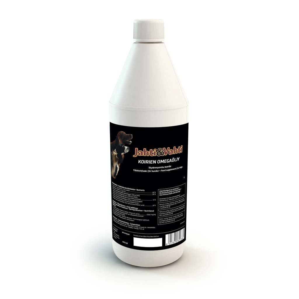 Jahti&Vahti Omegaöljy 1000 ml + pumppu