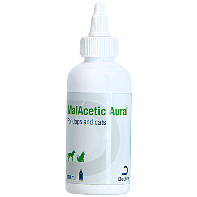 MalAcetic Aural korvapuhdiste kissalle ja koiralle 118 ml