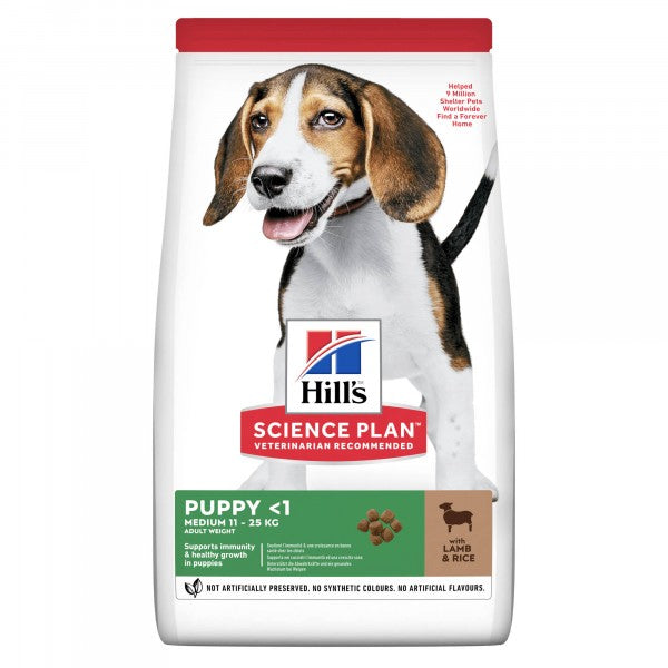 Hill's SP Puppy Medium with Lamb & Rice koiralle