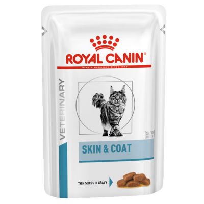 Royal Canin Veterinary Diets Derma Skin & Coat annospussi kissan märkäruoka 12 x 85 g