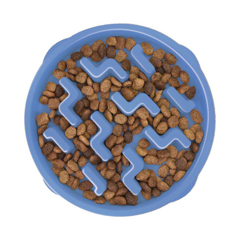 Outward Hound Fun Feeder Slo-bowl ruokakuppi sininen